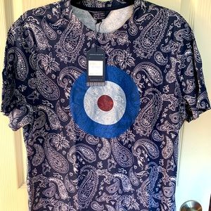 Ben Sherman Regular Fit Navy Blue Men’s Shirt (Medium)